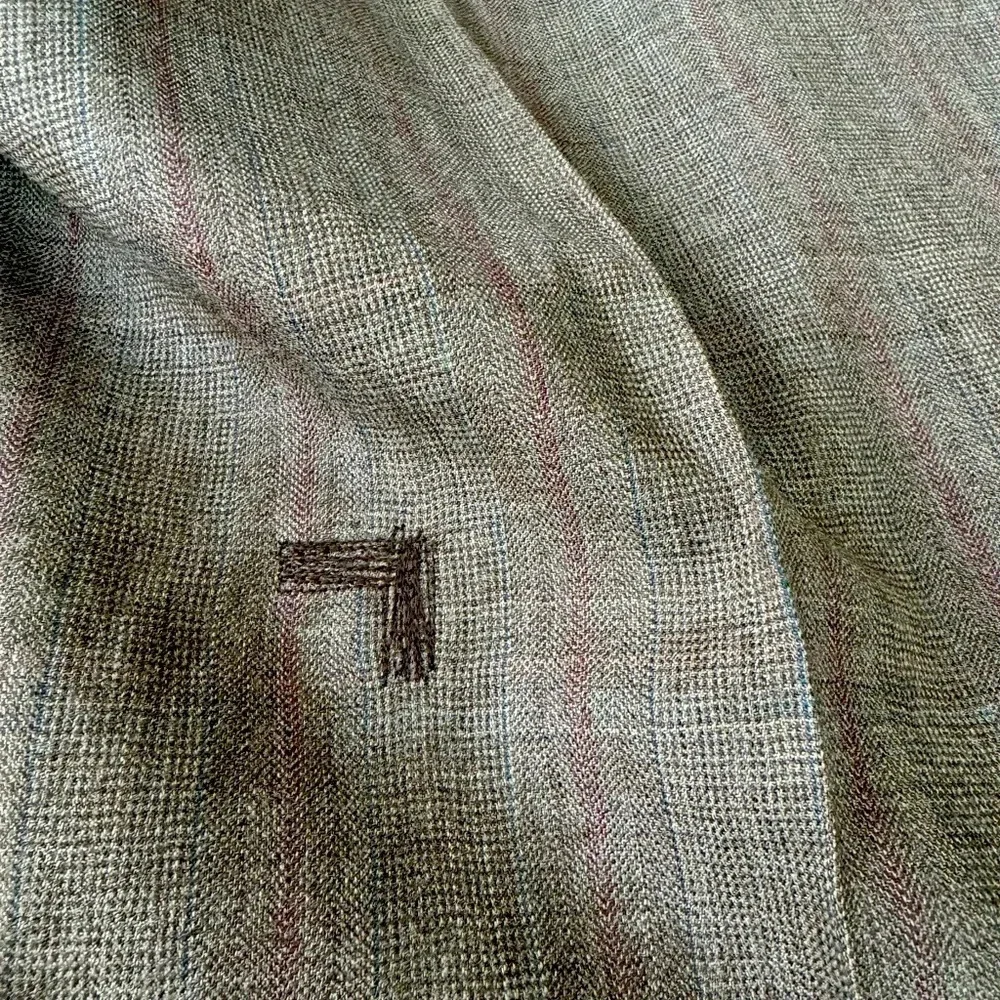RARE Vintage Berry Burk of Virginia 100% men’s wool tweed pattern pants. Pleated